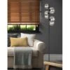 Globo LED-Stehlampe Riha 6-flammig Schwarz Matt-Rauchfarben 285 X 1550 Mm -Beleuchtungsgeschäft 9007371417889 3749 AB 01