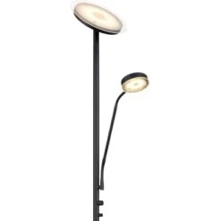 Globo LED-Stehlampe Ernst 2-flammig Schwarz Matt 260 X 1800 Mm -Beleuchtungsgeschäft 9007371419548 3749 CU 01