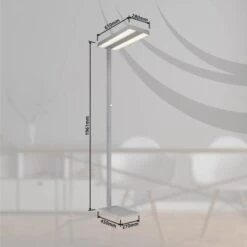 Globo LED-Stehlampe Agnes 1-flammig 610 X 280 X 1950 Mm -Beleuchtungsgeschäft 9007371420643 3749 S 07