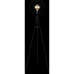 Globo Stehlampe Priska 1-flammig Schwarz Matt 690 X 1600 Mm -Beleuchtungsgeschäft 9007371420919 3749 S 02