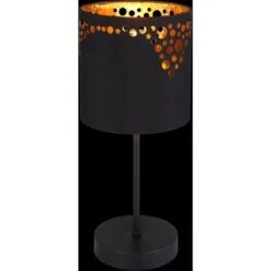 Globo Tischlampe Ingeborg 1-flammig Schwarz Matt 150 X 350 Mm -Beleuchtungsgeschäft 9007371423507 3749 S 03