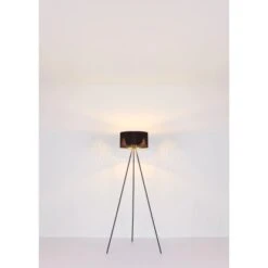 Globo Tischlampe Ingeborg 1-flammig Schwarz Matt 150 X 350 Mm -Beleuchtungsgeschäft 9007371423507 3749 S 07