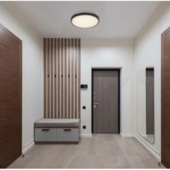 Globo LED-Deckenleuchte Sammi 1-flammig Schwarz-Weiß 300 X 80 Mm