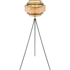 Globo Stehlampe Soeni 1-flammig Schwarz Matt 600 X 1500 Mm -Beleuchtungsgeschäft 9007371430833 3749 S 04