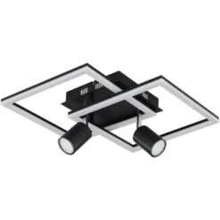 Globo LED-Deckenleuchte 3-flammig Schwarz Matt 420 X 420 X 190 Mm -Beleuchtungsgeschäft 9007371431694 3749 S 02