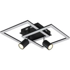 Globo LED-Deckenleuchte 3-flammig Schwarz Matt 420 X 420 X 190 Mm -Beleuchtungsgeschäft 9007371431694 3749 S 06