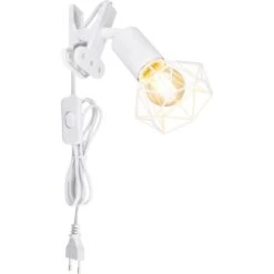 Globo Klemmstrahler Xara I 1-flammig Weiß Matt 170 X 92 X 180 Mm -Beleuchtungsgeschäft 9007371432103 3749 S 04