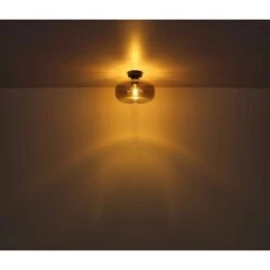 Globo Deckenleuchte 1-flammig Schwarz Matt-Rauchfarben 280 X 205 Mm -Beleuchtungsgeschäft 9007371432226 3749 S 04
