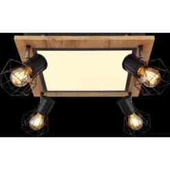 Globo LED-Deckenleuchte Priska 5-flammig Schwarz Matt 450 X 450 X 225 Mm 21 Globo LED-Deckenleuchte Priska 5-flammig Schwarz Matt 450 X 450 X 225 Mm -Beleuchtungsgeschäft 9007371433391 3749 S 05