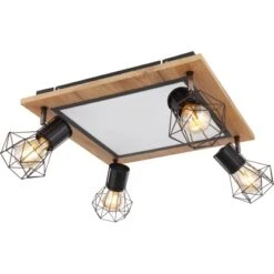 Globo LED-Deckenleuchte Priska 5-flammig Schwarz Matt 450 X 450 X 225 Mm 23 Globo LED-Deckenleuchte Priska 5-flammig Schwarz Matt 450 X 450 X 225 Mm -Beleuchtungsgeschäft 9007371433391 3749 S 07