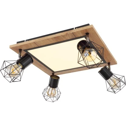 Globo LED-Deckenleuchte Priska 5-flammig Schwarz Matt 450 X 450 X 225 Mm 11 Globo LED-Deckenleuchte Priska 5-flammig Schwarz Matt 450 X 450 X 225 Mm – Bild 9