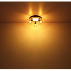 Globo LED-Deckenleuchte Priska 5-flammig Schwarz Matt 450 X 450 X 225 Mm 25 Globo LED-Deckenleuchte Priska 5-flammig Schwarz Matt 450 X 450 X 225 Mm -Beleuchtungsgeschäft 9007371433391 3749 S 09