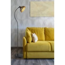 Globo Stehlampe Lenna 1-flammig Schwarz Matt 325 X 250 X 1480 Mm