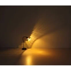 Globo Stehlampe Lenna 1-flammig Schwarz Matt 325 X 250 X 1480 Mm -Beleuchtungsgeschäft 9007371436408 3749 S 04