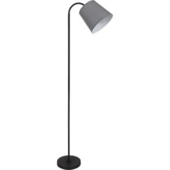 Globo Stehlampe Nathan 1-flammig Schwarz Matt 490 X 220 X 1710 Mm -Beleuchtungsgeschäft 9007371436446 3749 S 02