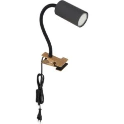 Globo Klemmstrahler Robby 1-flammig Graphit Dunkel 290 X 100 X 415 Mm -Beleuchtungsgeschäft 9007371436880 3749 S 02