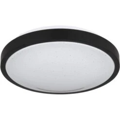 Globo LED-Deckenleuchte Mit Bewegungsmelder Gregory 1-flg. Schwarz 300 X 90 Mm -Beleuchtungsgeschäft 9007371439690 3749 S 02