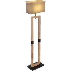 Globo Stehlampe Ossi 1-flammig Schwarz Matt 400 X 200 X 1550 Mm -Beleuchtungsgeschäft 9007371439942 3749 S 04