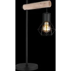 Globo Tischlampe 1-flammig Schwarz Matt 330 X 180 X 550 Mm -Beleuchtungsgeschäft 9007371440849 3749 S 02
