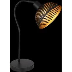 Globo Tischlampe Lenna 1-flammig Schwarz Matt 300 X 185 X 450 Mm -Beleuchtungsgeschäft 9007371442393 3749 S 02