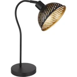 Globo Tischlampe Lenna 1-flammig Schwarz Matt 300 X 185 X 450 Mm -Beleuchtungsgeschäft 9007371442393 3749 S 03