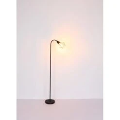 Globo Stehlampe Isabella 1-flammig Schwarz Matt 370 X 220 X 1750 Mm -Beleuchtungsgeschäft 9007371442430 3749 S 05