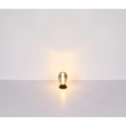 Globo Tischlampe Fanni 1-flammig Schwarz Matt-Rauchfarben 150 X 235 Mm 13 Globo Tischlampe Fanni 1-flammig Schwarz Matt-Rauchfarben 150 X 235 Mm -Beleuchtungsgeschäft 9007371442799 3749 S 04