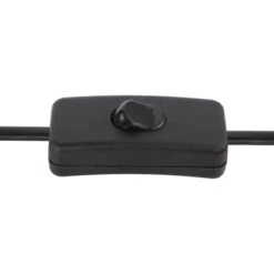 Globo Tischlampe Fitz 1-flammig Schwarz Matt-Gold Rauchfarben 340 X 180 X 550 Mm -Beleuchtungsgeschäft 9007371442850 3749 CU 01