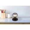 Globo Tischlampe Jorge 1-flammig Schwarz Matt-Rauchfarben 100 X 130 Mm -Beleuchtungsgeschäft 9007371443185 3749 AB 01
