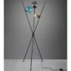 Trio Leuchten Stehlampe Lance Schwarz Matt -Beleuchtungsgeschäft 934470 2451 1 001