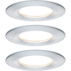 Paulmann LED-Einbaustrahler-Set Nova Coin 3 X 6,5 W IP44 EEK: A+ -Beleuchtungsgeschäft 934662 2425 01