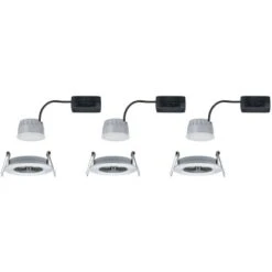 Paulmann LED-Einbaustrahler-Set Nova Coin 3-step-dimmbar Starr 3 X 6,5 W EEK: A+ 13 Paulmann LED-Einbaustrahler-Set Nova Coin 3-step-dimmbar Starr 3 X 6,5 W EEK: A+ -Beleuchtungsgeschäft 934672 2425 04