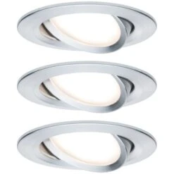 Paulmann LED-Einbaustrahler-Set Nova Coin3 X 6,5 W IP23 -Beleuchtungsgeschäft 934680 2425 01