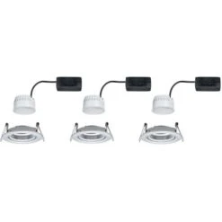 Paulmann LED-Einbaustrahler-Set Nova Coin3 X 6,5 W IP23 -Beleuchtungsgeschäft 934680 2425 05