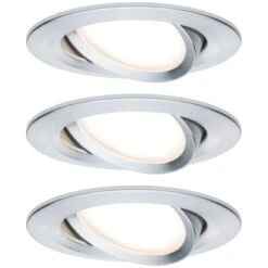 Paulmann LED-Einbaustrahler-Set Nova Coin3-step-dimmbar 3 X 6,5 W EEK: A+ -Beleuchtungsgeschäft 934695 2425 01