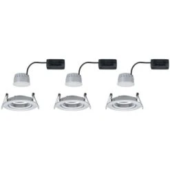 Paulmann LED-Einbaustrahler-Set Nova Coin3-step-dimmbar 3 X 6,5 W EEK: A+ -Beleuchtungsgeschäft 934695 2425 05