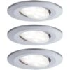 Paulmann LED Einbauleuchte Calla Rund 3x6WChrom Matt Schwenkbar 4000K IP65