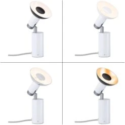 Paulmann Tisch-/Wandleuchte Runa GU10 Max. 20 W Aus Metall Weiß-Grau -Beleuchtungsgeschäft 935592 2425 5