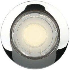 LED-Einbauleuchten 3er-Set Chrom