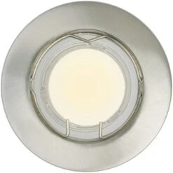 LED-Einbauleuchten 3er-Set Nickel Matt Rund -Beleuchtungsgeschäft nbauleuchten Nickel Matt 2